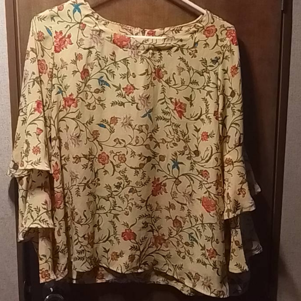 Yellow Floral Shirt
